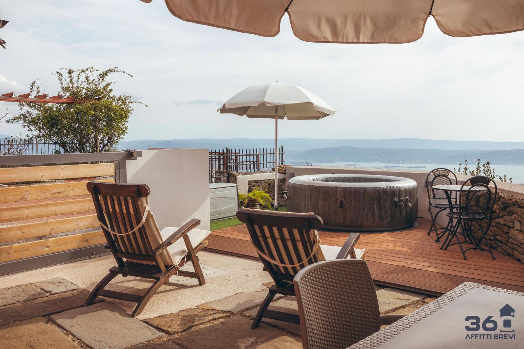 Trieste 10Min Dal Centro Villa Privata Con Jacuzzi Εξωτερικό φωτογραφία